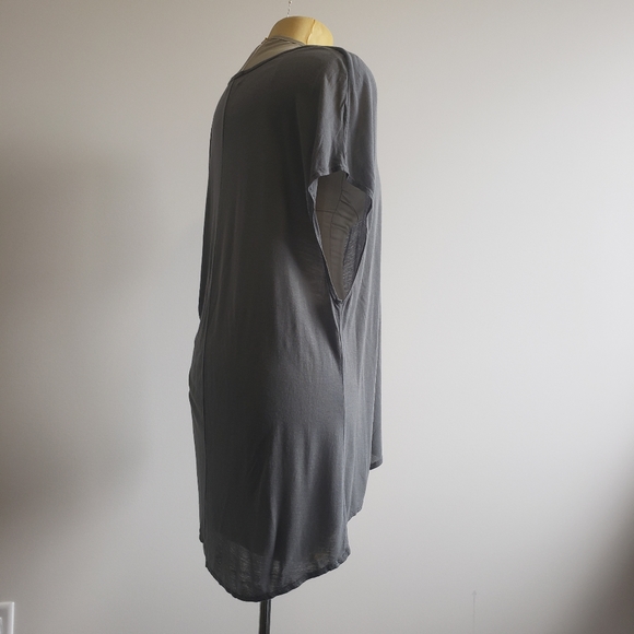 Nation Ltd Oversized Flowy Tee Shirt Grey - Picture 4 of 7